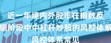 近一年境内外股市在指数反复拉锯阶段中中杠杆炒股的风控体系常见