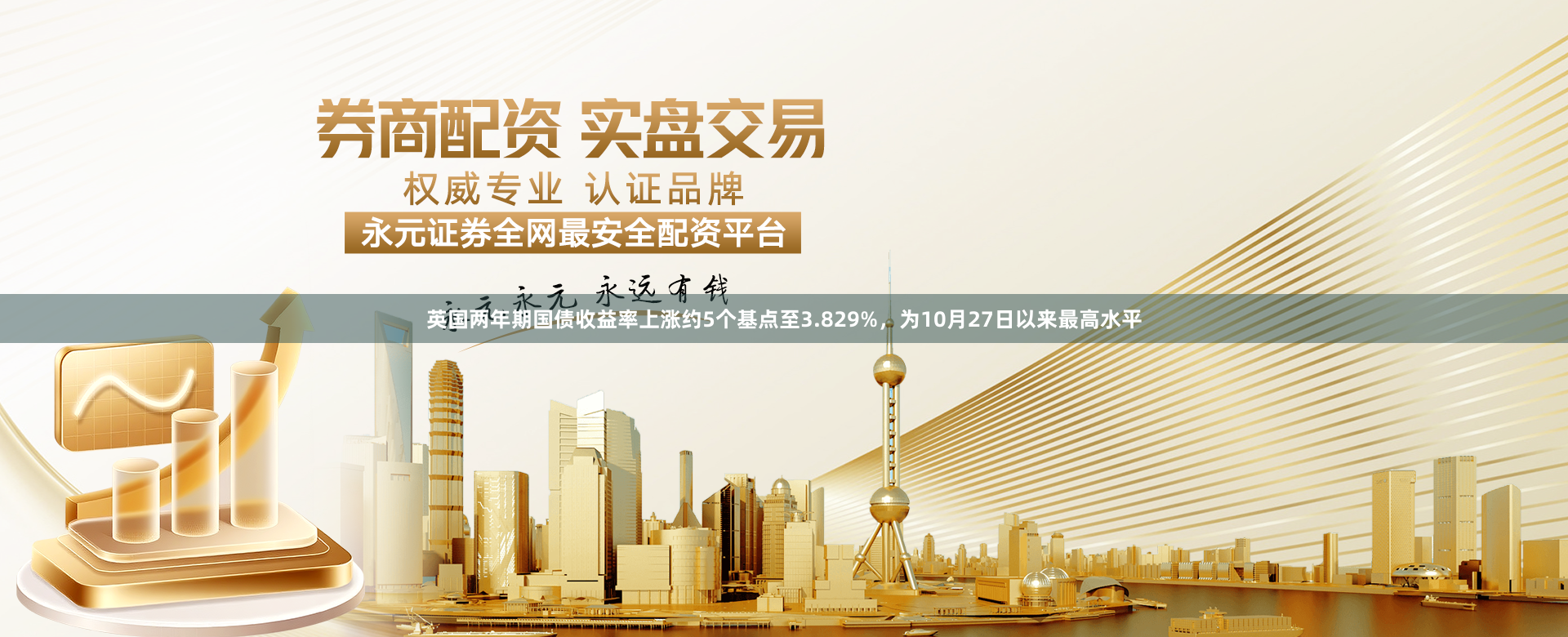 英国两年期国债收益率上涨约5个基点至3.829%，为10月27日以来最高水平